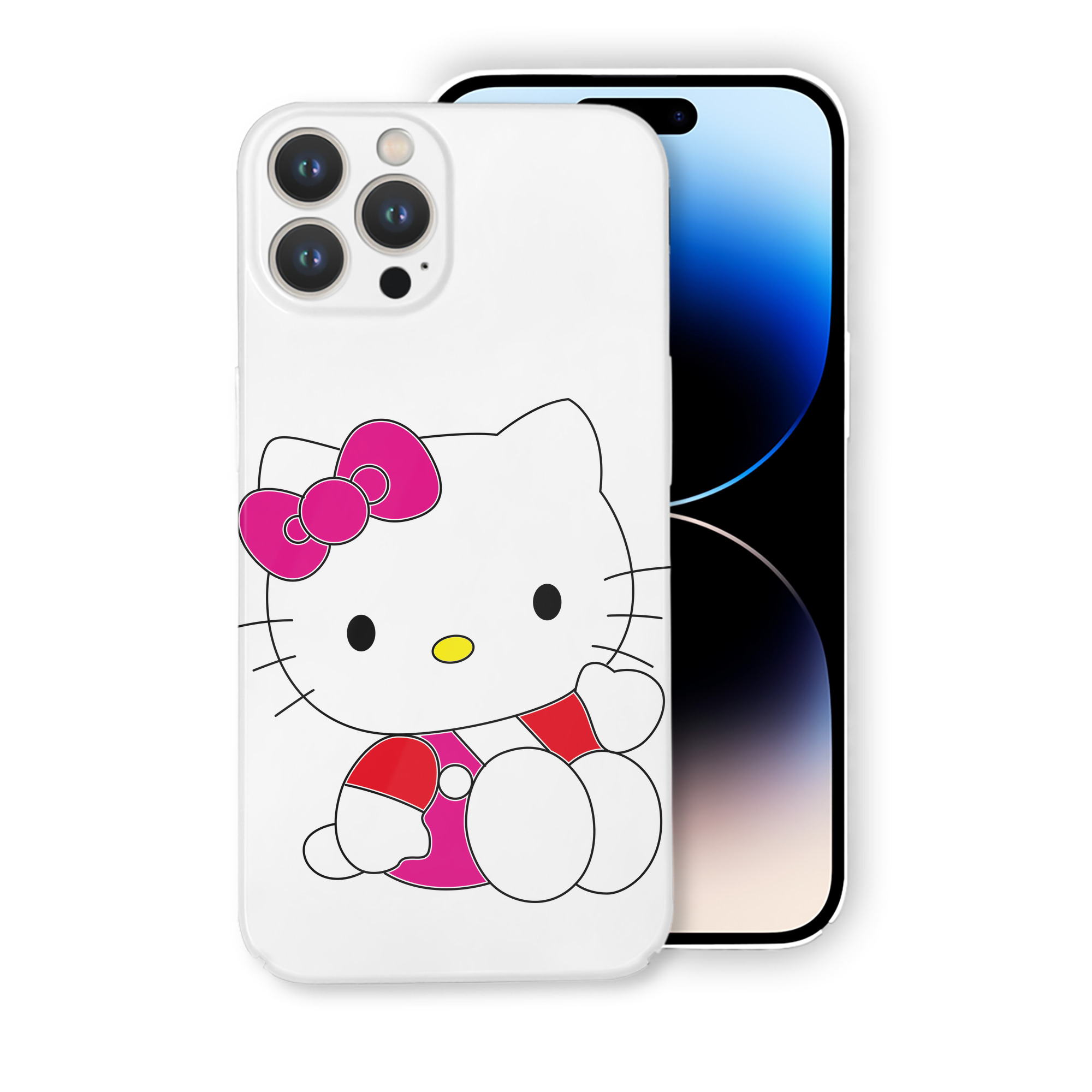 （画像用） Hello Kitty ハローキティ 【iPhone 14シリーズ対応】ハードケース